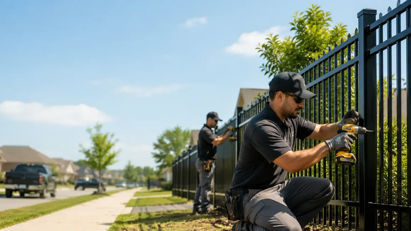 Metal Fence Installation in Fayetteville, GA